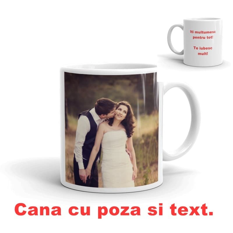 Cana alba personalizata 1